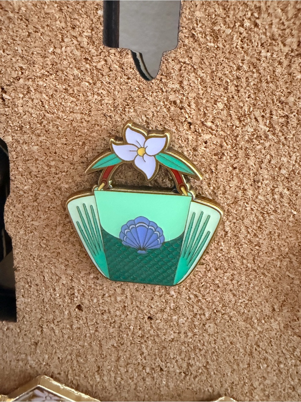 Disney ariel Teal Purse Enamel Pin